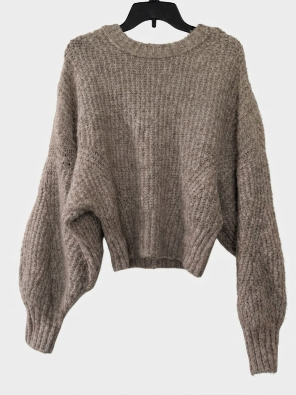 Pilcro Taupe Crewneck Sweater